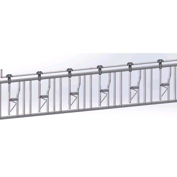 Customized Hot Galvanized Cow Head Lock Farm Feeding Equipment