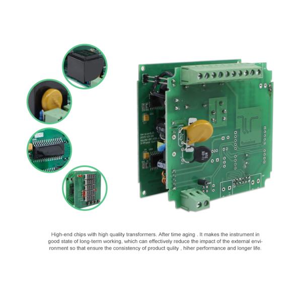 Slim model Three phase multi amp volt Hz digital multi panel Meter 010v meter