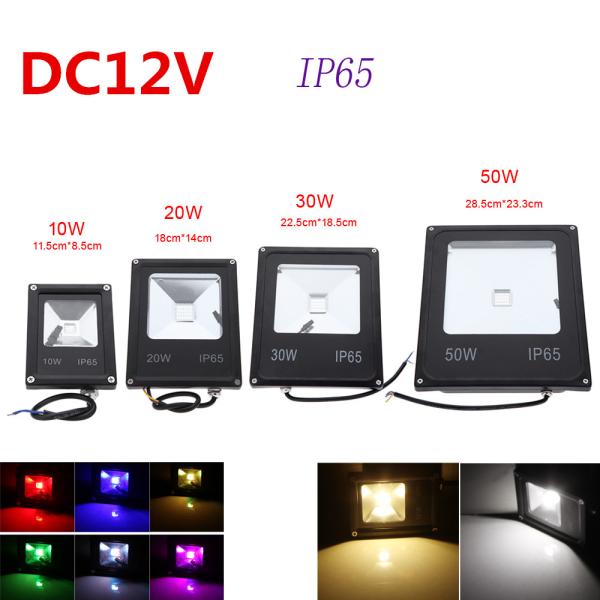 10w 20w 30w Outdoor LED Flood Lights , IP65 RGB LED Flood Lights Weather Proof