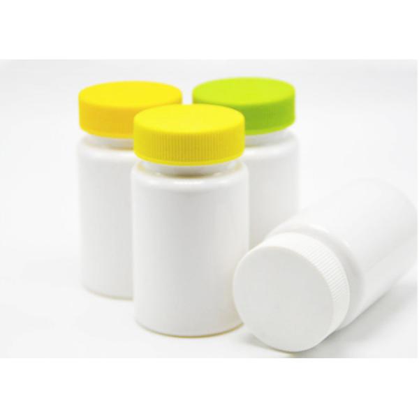70ml PET Aluminum Cap Healthcare Packaging Bottles For Capsule Tablets