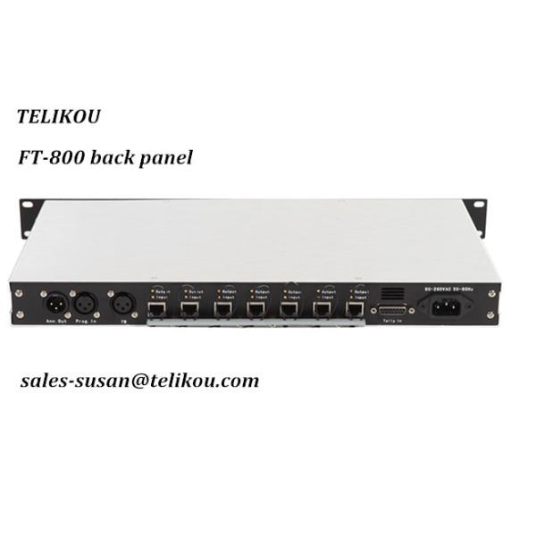 30% off !!! TELIKOU  FT-800 with tally light function wired intercom system master station RJ-45 for TV station,studio room