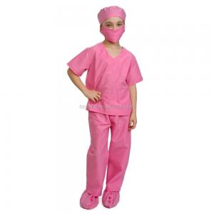 China Fancy Kids Doctor Costume Medical Costumes Scrubs Uniforms on sale