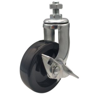 China Brass Tea Trolley Caster Furniture Wheels For Drink Trolley wholesale