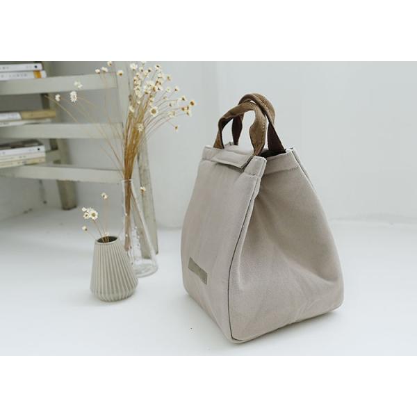 Hot selling portable canvas insulated bag reusable cooler bag waterproof lunch bag tote kids cooler for food delivery