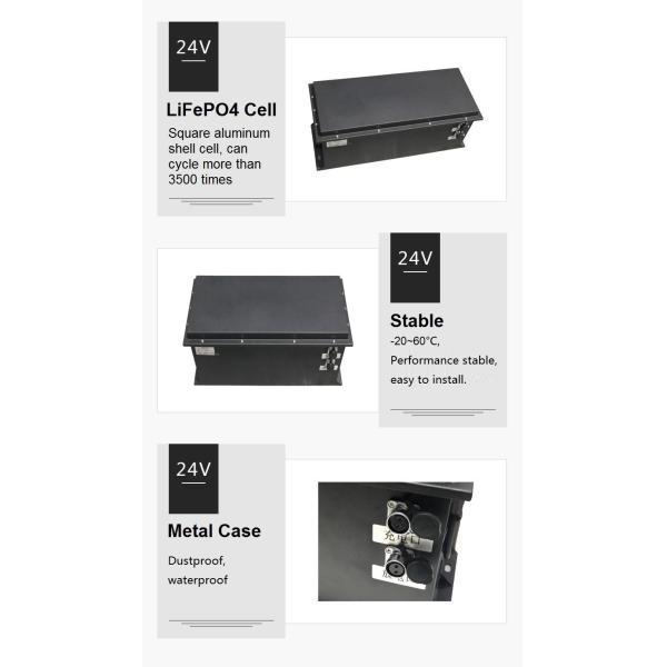 CLF OEM ODM Customized 24V RV Camping Boat Ship Lithium Battery Packs LiFePO4 Solar Energy 12V 24V 48V 400/600/800Ah