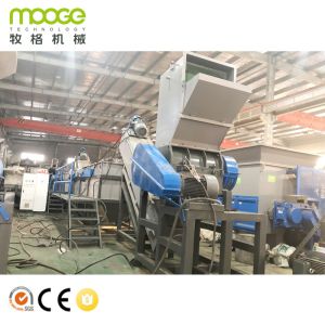Semi Automatic Plastic Film Recycling Machine Mulching HDPE Waste
