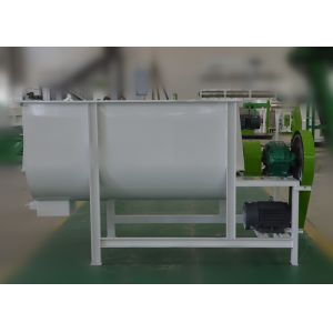 China Horizontal Chicken Feed Mixer Machine Single Shaft Convenient Operation on sale
