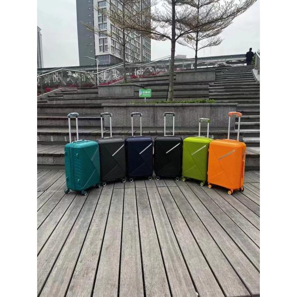 Practical Lightweight PP Trolley Case , School Travel Polypropylene Suitcase