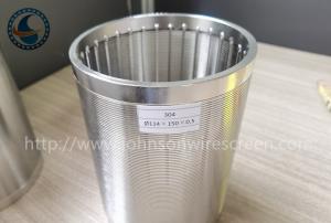 China 114mm Wedge Wire Strainer Stainless Steel 304 Screen Filter Pipe on sale