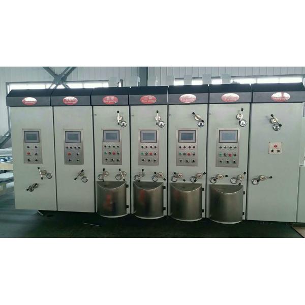 High Precision Flexo Printer Slotter Machine 150 Sheets/Min With Lead Edge Feeding