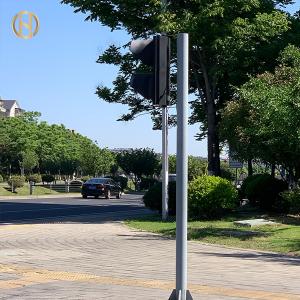 China 4.5M 6M I Type Traffic Light Pole  Camera Light Pole Installing At Main Road on sale