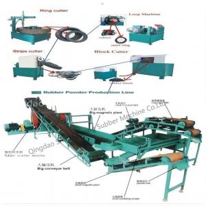 China Labor Saving Rubber Crushing Mill , Used Tyres Recycling Plant (XKP-560) wholesale