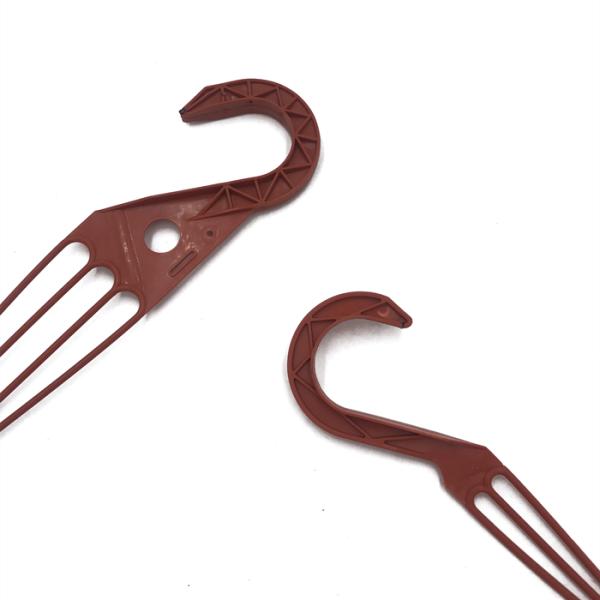 Plastic Hook Hanging Flower Pot On Wall In Room Not Coated