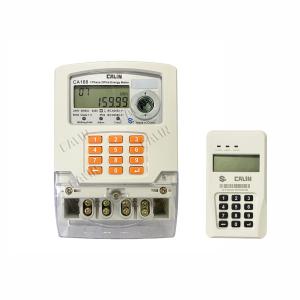 China Single Phase Smart IP54 Prepaid Electricity Meter With RF Module wholesale