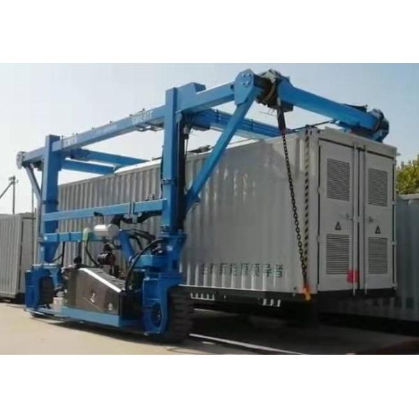 40T Industrial Straddle Carrier Truck 7km/H 3km/H With Remote Control