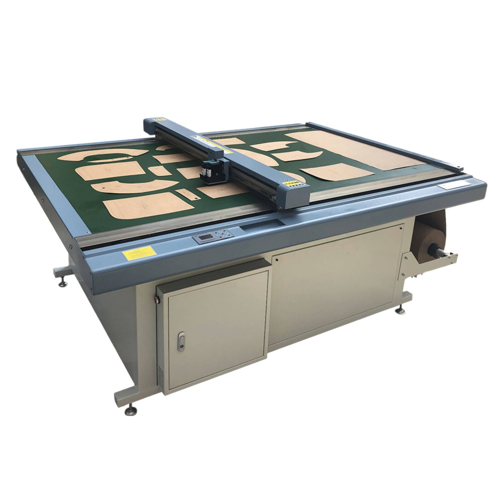Garment Cutter Flatbed Fiberboard Cutting Machine Paper Pattern Graph Contour