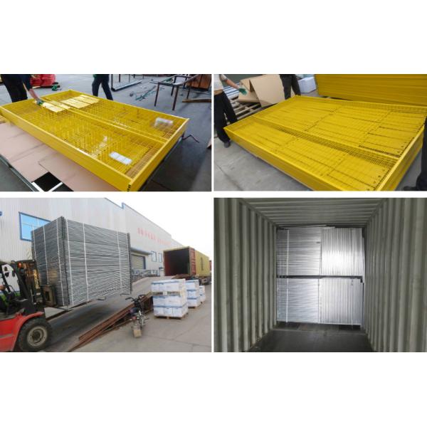 Customized 8x8 Temporary Steel Fence Panels Construction protection
