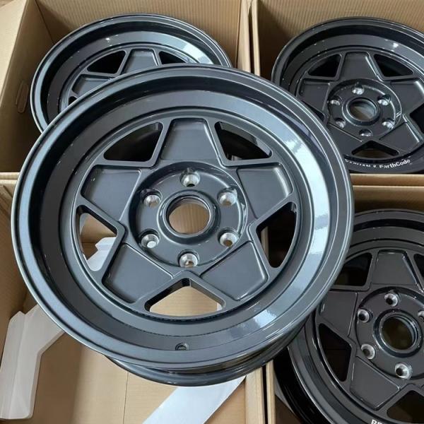 1.9 beadlock wheels Forged matte black wheels 20 5x120 wheels off road for SUV car
