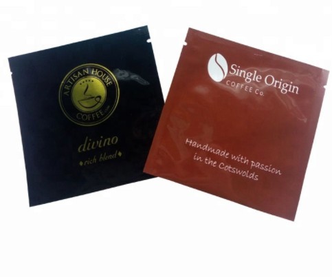 Wholesale custom printed empty tea sachet bag heat seal tea packaging bags