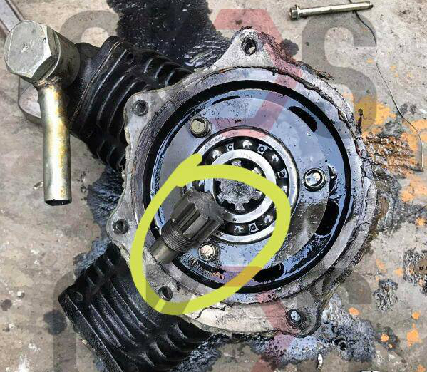 OEM 8-97614055-0 Japanese Trucks Brake Parts Air Brake Compressor Cylinder Head Assy for 6HK1