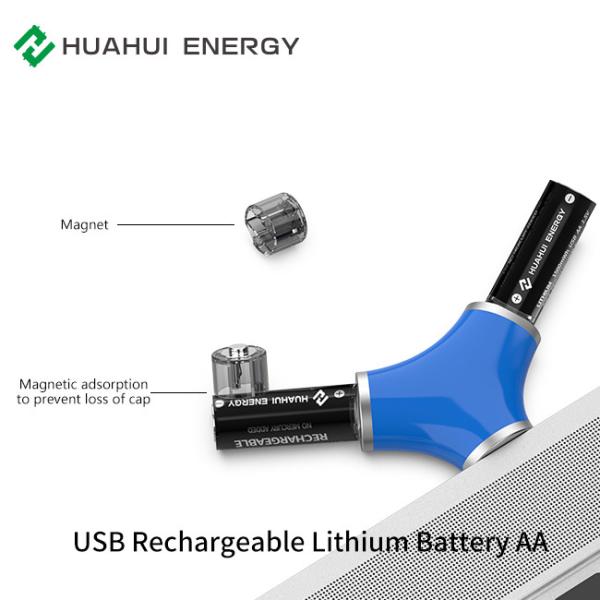 Customized Rechargeable USB Battery , AA 02 1.5v Type C Double Aa Rechargeable Battery