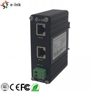 China Single Port 60W Power Over Ethernet Devices Support Din Rail / Wall Mount Installation on sale