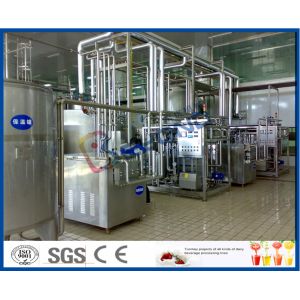 Lactic Acid Drink Milk Processing Plant Customized Dimension Low Energy