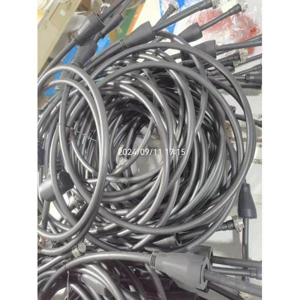 1/2 Super Flex Jumper With Interface Types 7-16 DIN Male And 4.3-10 Male With Weatherproofing Boot 3 M