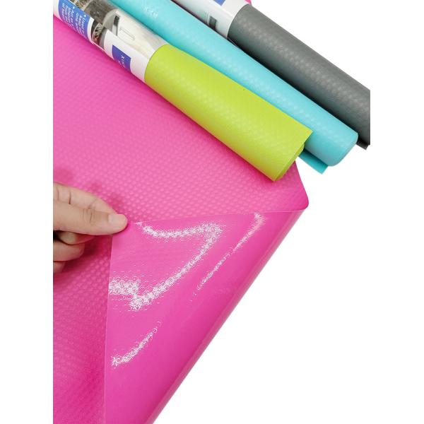 Blue Non-Adhesive Refrigerator Mat for Sustainable and Multi-Functional Kitchen Shelf