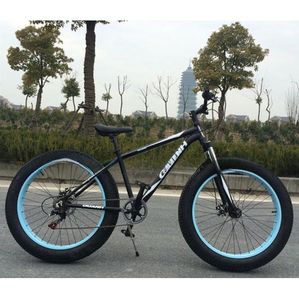 26" 4.0 Aluminium Alloy Frame 7 Speeds Big Tire Fat Tire Snow Bicycle with Aluminium Hub