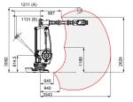IRB 6660-100/3.3 Abb Robot Arm 100kg OEM Programmable Robotic Arm For Milling
