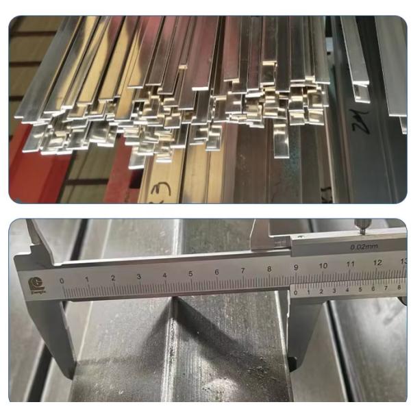 Hot Rolled Cold Drawn 6mm Thick DIN W. Nr 1.4462 UNS S32205 Duplex Stainless Steel Flat Bar Forged No. 4, 4K Polished Finish