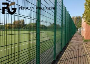 China 50x200mm Double Wire Fence , Home Protection 868 Mesh Fencing wholesale