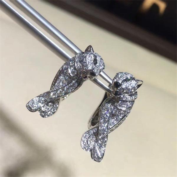 C leopard Earrings 18k gold white gold yellow gold rose gold bracelet Jewelry factory in Shenzhen, China