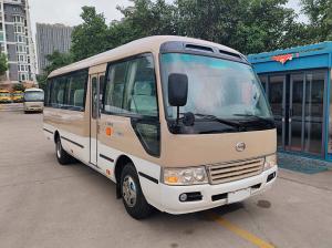 China Manual Used Mini Coach / Used 23 Seater Bus Euro 4 Emission Standard wholesale