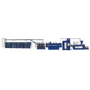 China Hdpe PP Woven Sack Bag Making Machine Tape Extrusion Line Process 500kg H wholesale