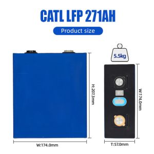 China US Warehouse In Stock Grade A CATL 271AH 3.2V Lithium iron Phosphate Battery Lifepo4 Solar Battery on sale