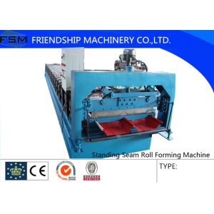 16 Steps Concealed Standing Seam Roll Forming Machine , Concealed , 3 Phase With