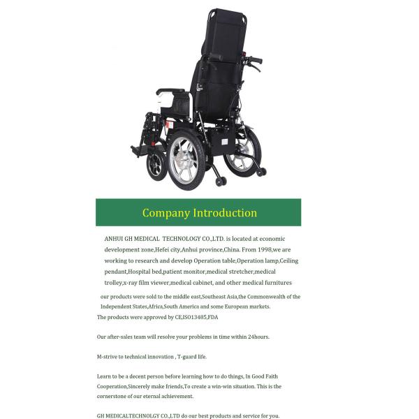 Medical Lightweight Big Wheel Wheelchair Folding Potable Elderly Disabled Electric Wheelchair