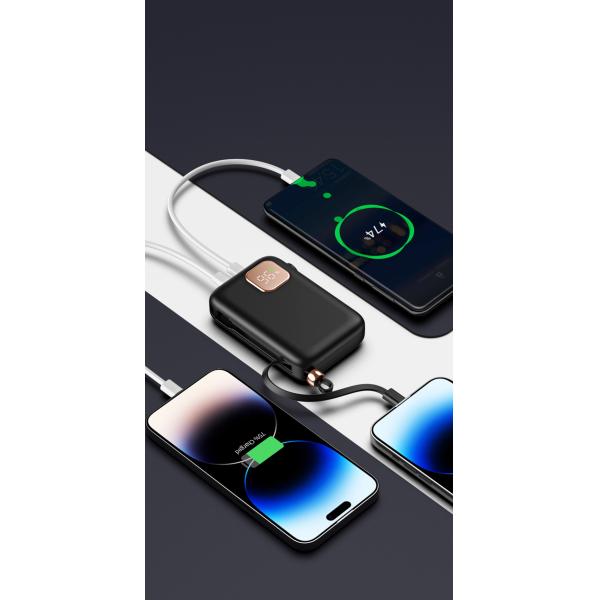 Magnetic Wireless Power Bank Charger 22.5w Pd 10000mah For Iphone Mobile Phone