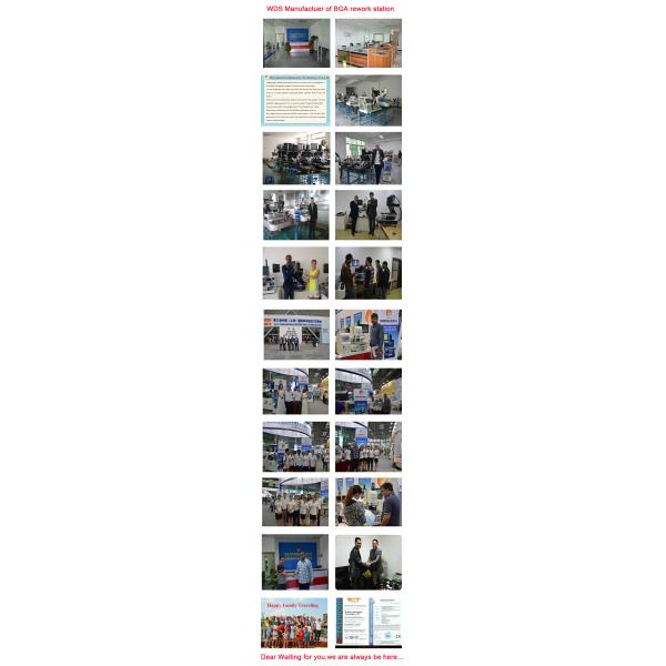 CCD Laptop BGA Machine 6800W Microscope Camera Single Phase 220V