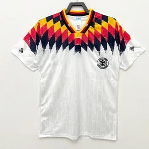 China White Retro Classic Football Jerseys Quick Dry Vintage Soccer T Shirts wholesale