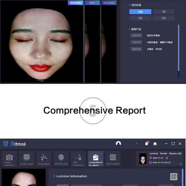 Lasertell Digital Face Skin Analyzer With Stand