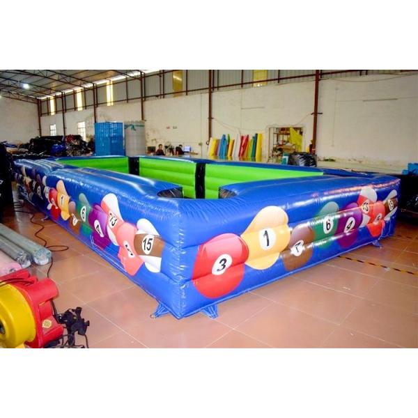 Customized Inflatable Snooker Sport Games Interactive Inflatable Sport Games