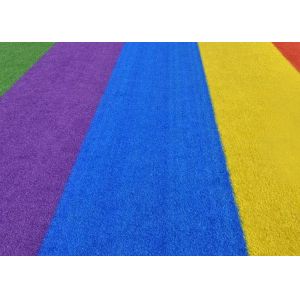 China Rainbow Colored Artificial Turf on sale