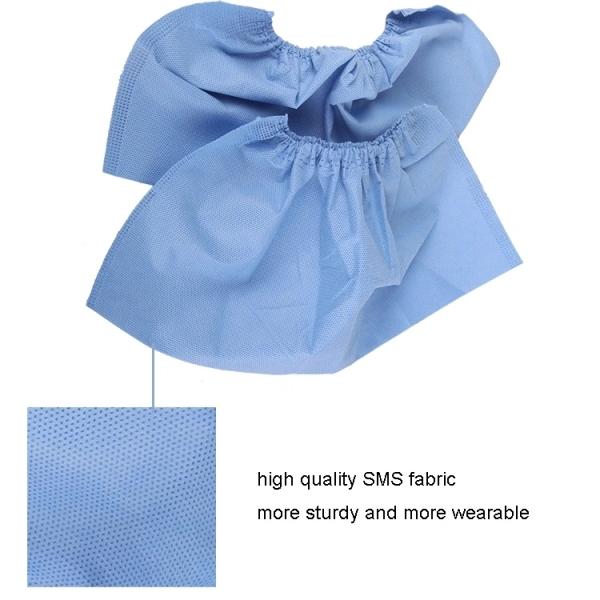 35gsm Anti Skid SMS Shoes Cover For Clean Room