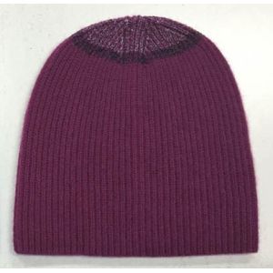 Buy cheap Daily Wear Male Knit Beanie Hats Warm With Lurex Stripe Rib Construction from wholesalers