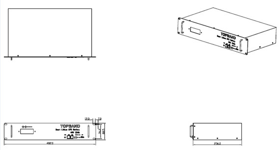 Rechargeable Telecom Battery Backup Systems LiFePO4 48V20Ah Telecom Application