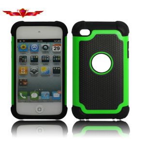 Dirtproof/Shockproof PC+Silicone+TPU Ipod Touch4 Cover Cases Multi Color Durable