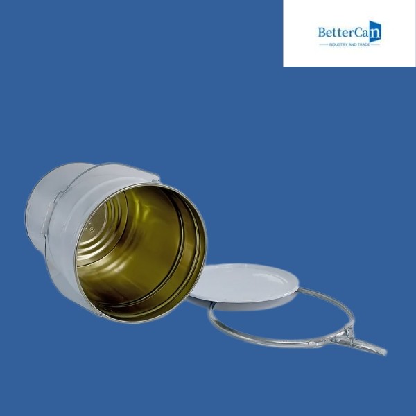 Tinplate 3.5 Gallon Metal Bucket , 5 Gallon Steel Bucket With Lid